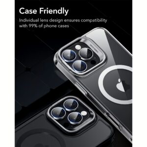 ESR รุ่น Classic Hybrid (Halolock) - Bundle Set - เคส+ฟิล์ม iPhone 16 Pro Max - สี Clear (พร้อมฟิล์ม+กระจกเลนส์กล้อง)