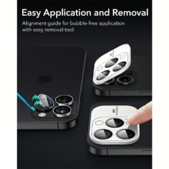 ESR รุ่น Classic Hybrid (Halolock) - Bundle Set - เคส+ฟิล์ม iPhone 16 Pro - สี Clear (พร้อมฟิล์ม+กระจกเลนส์กล้อง)