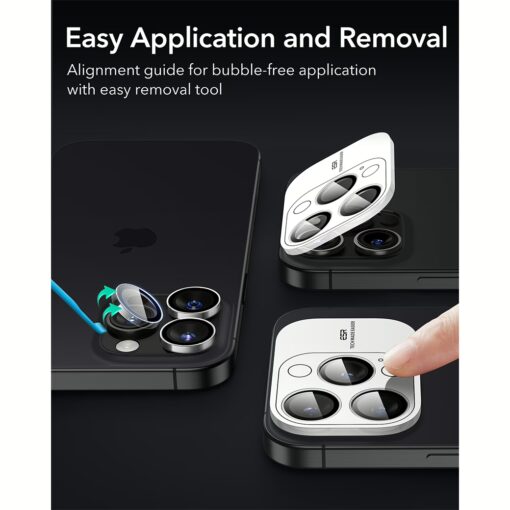 ESR รุ่น Classic Hybrid (Halolock) - Bundle Set - เคส+ฟิล์ม iPhone 16 Pro - สี Clear (พร้อมฟิล์ม+กระจกเลนส์กล้อง) - Image 11