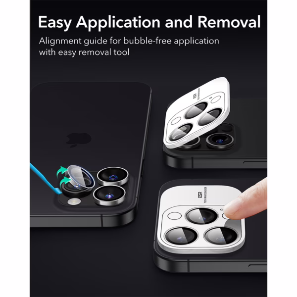 ESR รุ่น Classic Hybrid (Halolock) - Bundle Set - เคส+ฟิล์ม iPhone 16 Pro Max - สี Clear (พร้อมฟิล์ม+กระจกเลนส์กล้อง)