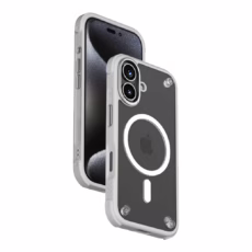 Momax รุ่น CaseForm Air (Magnetic) - เคส iPhone 16 Plus - สี Grey