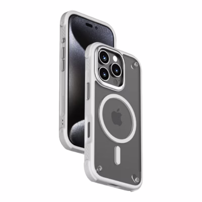 Momax รุ่น CaseForm Air (Magnetic) - เคส iPhone 16 Pro - สี Grey