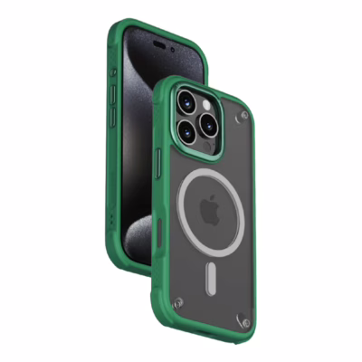 Momax รุ่น CaseForm Air (Magnetic) - เคส iPhone 16 Pro - สี Green