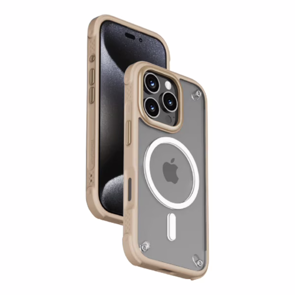 Momax รุ่น CaseForm Air (Magnetic) - เคส iPhone 16 Pro - สี Sandstone