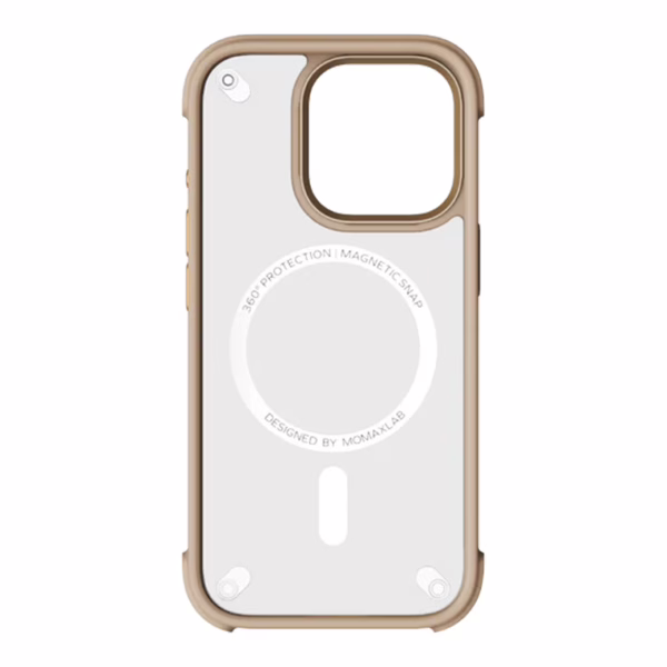 Momax รุ่น CaseForm Air (Magnetic) - เคส iPhone 16 Pro - สี Sandstone