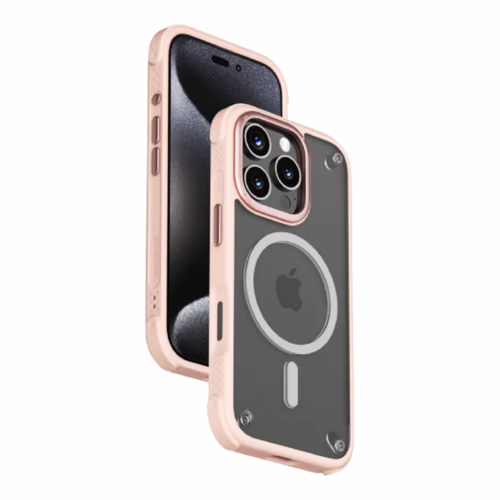 Momax รุ่น CaseForm Air (Magnetic) - เคส iPhone 16 Pro - สี Light Pink