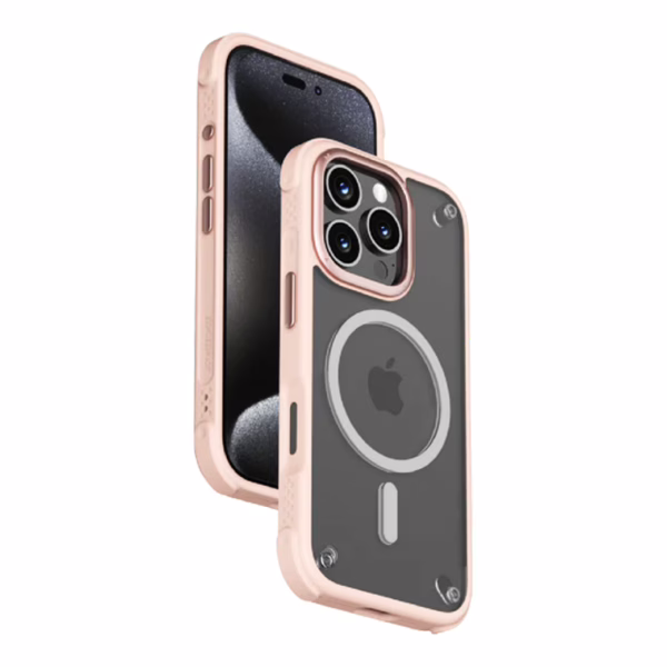 Momax รุ่น CaseForm Air (Magnetic) - เคส iPhone 16 Pro - สี Light Pink