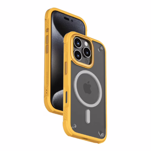 Momax รุ่น CaseForm Air (Magnetic) - เคส iPhone 16 Pro - สี Yellow