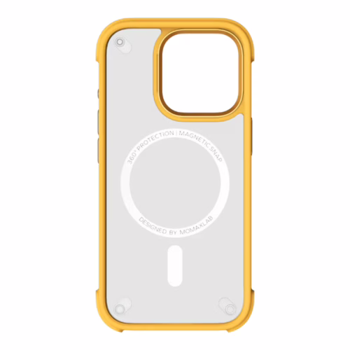 Momax รุ่น CaseForm Air (Magnetic) - เคส iPhone 16 Pro - สี Yellow
