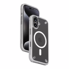 Momax รุ่น CaseForm Air (Magnetic) - เคส iPhone 16 - สี Grey