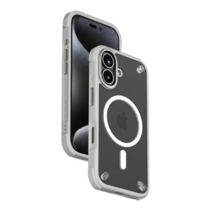 Momax รุ่น CaseForm Air (Magnetic) - เคส iPhone 16 - สี Grey