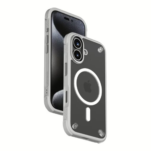 Momax รุ่น CaseForm Air (Magnetic) - เคส iPhone 16 - สี Grey