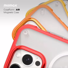 Momax รุ่น CaseForm Air (Magnetic) - เคส iPhone 16 - สี Grey
