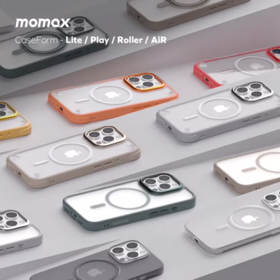 Momax รุ่น CaseForm Air (Magnetic) - เคส iPhone 16 Pro - สี Light Pink