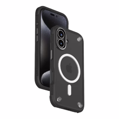 Momax รุ่น CaseForm Air (Magnetic) - เคส iPhone 16 - สี Black