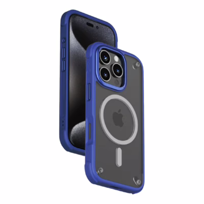 Momax รุ่น CaseForm Air (Magnetic) - เคส iPhone 16 Pro Max - สี Blue