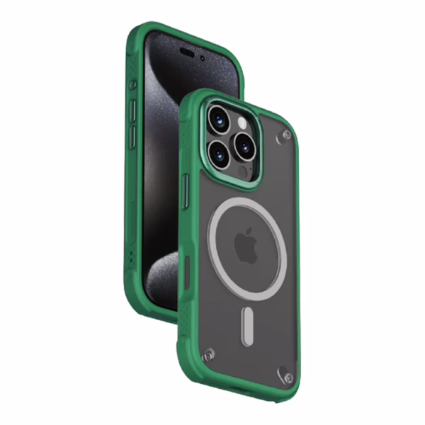 Momax รุ่น CaseForm Air (Magnetic) - เคส iPhone 16 Pro Max - สี Green