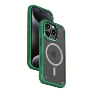 Momax รุ่น CaseForm Air (Magnetic) - เคส iPhone 16 Pro Max - สี Green