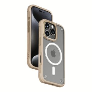 Momax รุ่น CaseForm Air (Magnetic) - เคส iPhone 16 Pro Max - สี Sandstone