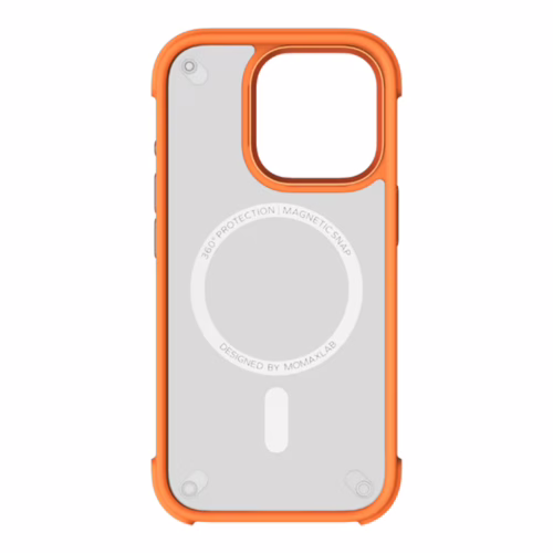 [Set] ลำโพง 1-VibeGo+เคส Momax รุ่น CaseFORM Air (Magnetic) - iPhone 16 Pro Max - สี Orange