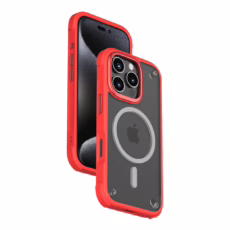 Momax รุ่น CaseForm Air (Magnetic) - เคส iPhone 16 Pro Max - สี Red