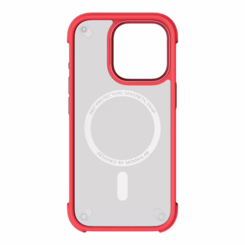 Momax รุ่น CaseForm Air (Magnetic) - เคส iPhone 16 Pro Max - สี Red