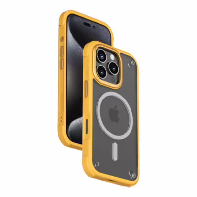 Momax รุ่น CaseForm Air (Magnetic) - เคส iPhone 16 Pro Max - สี Yellow
