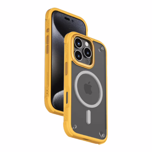 Momax รุ่น CaseForm Air (Magnetic) - เคส iPhone 16 Pro Max - สี Yellow