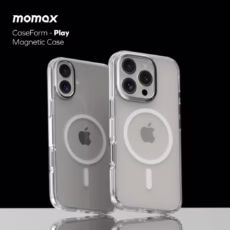 Momax รุ่น CaseForm Play (Magnetic) - เคส iPhone 16 Pro - สี Clear