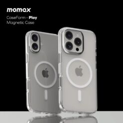 Momax รุ่น CaseForm Play (Magnetic) - เคส iPhone 16 Pro Max - สี Clear