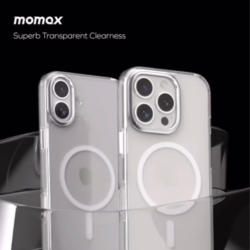 Momax รุ่น CaseForm Play (Magnetic) - เคส iPhone 16 Pro - สี Clear