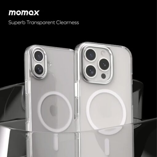Momax รุ่น CaseForm Play (Magnetic) - เคส iPhone 16 Pro Max - สี Clear - Image 11