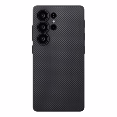 Pitaka รุ่น PIN Button - เคส Galaxy S25 Ultra - สี Black/Grey
