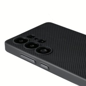 Pitaka รุ่น PIN Button - เคส Galaxy S25 Ultra - สี Black/Grey