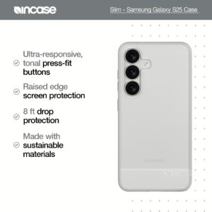 Incase รุ่น Slim - เคส Galaxy S25 - สี Clear