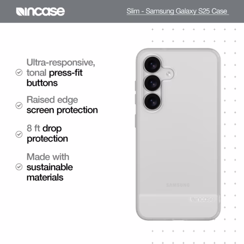 Incase รุ่น Slim - เคส Galaxy S25 - สี Clear