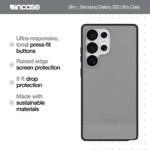 Incase รุ่น Slim - เคส Galaxy S25 Ultra - สี Black - Image 7