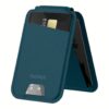 Momax รุ่น 1-Wallet - ที่เก็บบัตรติดหลังมือถือ - สี Teal Blue