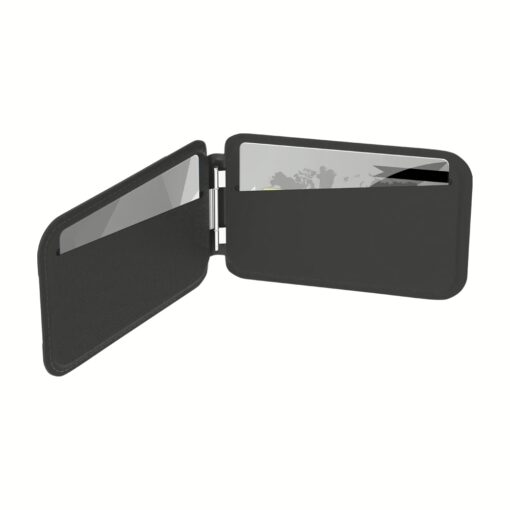 Momax รุ่น 1-Wallet - ที่เก็บบัตรติดหลังมือถือ - สี Black - Image 3