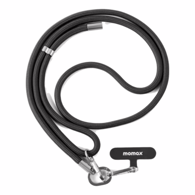 Momax รุ่น Cord Crossbody - สายคล้อง - สี Black