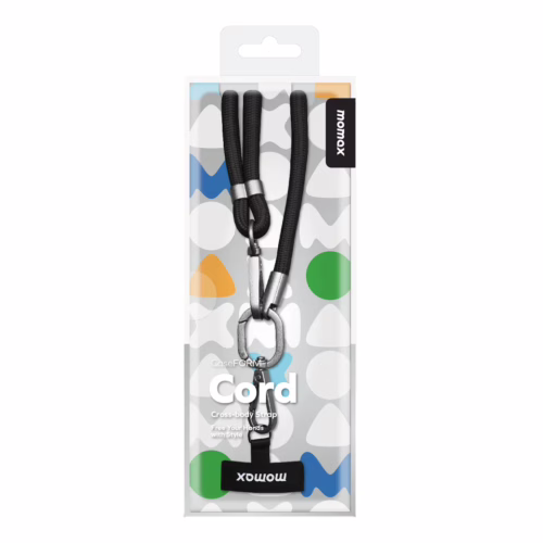 Momax รุ่น Cord Crossbody - สายคล้อง - สี Black