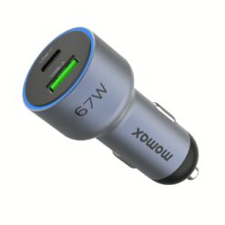 Momax รุ่น MoVe Car Charger - ที่ชาร์จในรถยนต์ - สี Space Grey