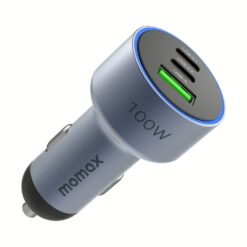 ที่ชาร์จในรถยนต์ Momax รุ่น MoVe 100W Triple-Port Car Charger - Space Grey
