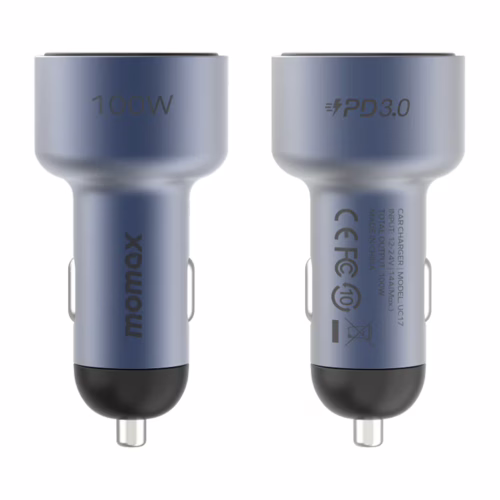 ที่ชาร์จในรถยนต์ Momax รุ่น MoVe 100W Triple-Port Car Charger - Space Grey