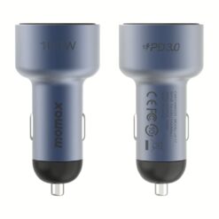 ที่ชาร์จในรถยนต์ Momax รุ่น MoVe 100W Triple-Port Car Charger - Space Grey