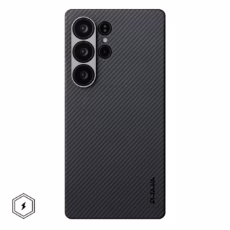 Pitaka รุ่น Ultra-Slim Case - เคส Galaxy S25 Ultra - สี Black/Grey Twill