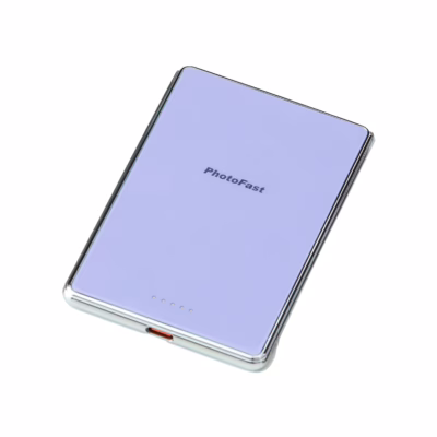 Photofast รุ่น MagSlim x Qi2 - พาวเวอร์แบงค์ชาร์จไร้สาย ความจุ 5000 mAh - สี Purple