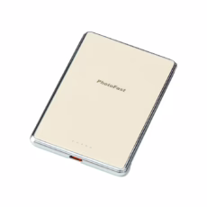 Photofast รุ่น MagSlim x Qi2 - พาวเวอร์แบงค์ชาร์จไร้สาย ความจุ 5000 mAh - สี Milk Tea