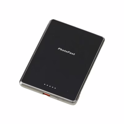 Photofast รุ่น MagSlim x Qi2 - พาวเวอร์แบงค์ชาร์จไร้สาย ความจุ 5000 mAh - สี Black