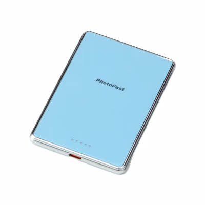 Photofast รุ่น MagSlim x Qi2 - พาวเวอร์แบงค์ชาร์จไร้สาย ความจุ 5000 mAh - สี Blue